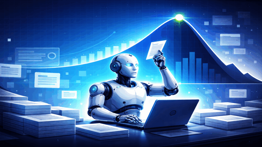 Эксперимент: 2 000 AI-статей на новых доменах — быстрый рост и такое же быстрое падение