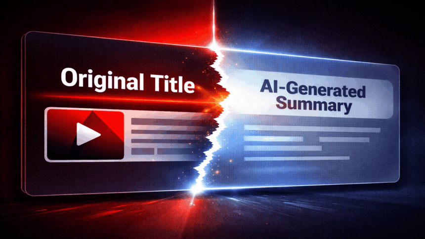 YouTube тестирует AI-резюме вместо заголовков — что это значит для SEO