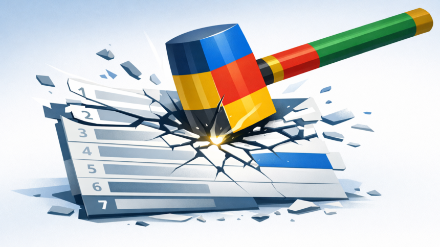 FTC и Google бьют по саморекламным «best of» листингам