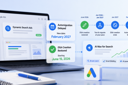 Google откладывает миграцию DSA на AI Max до февраля 2027