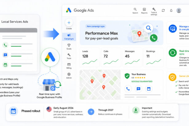 Google переносит Local Services Ads в интерфейс Google Ads