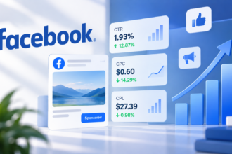 Facebook-реклама 2026: клики подешевели, вовлечение выросло