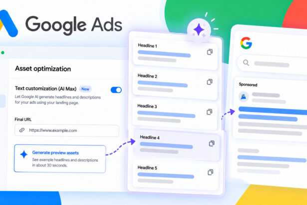 Google Ads покажет превью AI‑генерируемых заголовков для Search